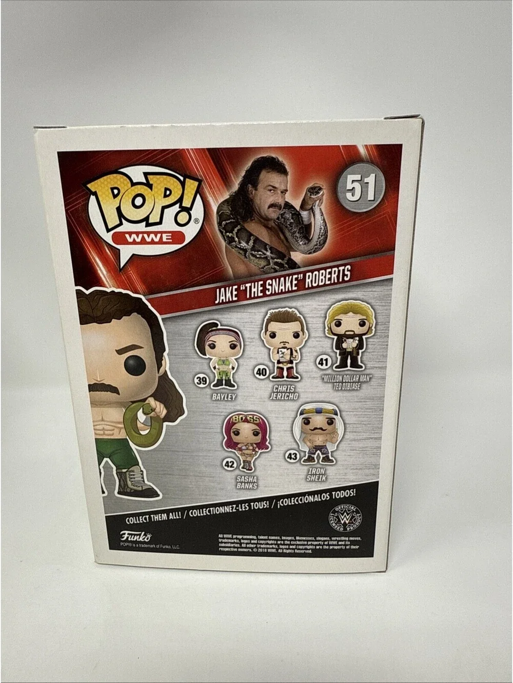 Funko Pop! Vinyl: WWE - Jake the Snake Roberts (Chase) #51